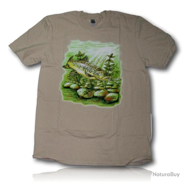 Tee Shirt P�che Truite