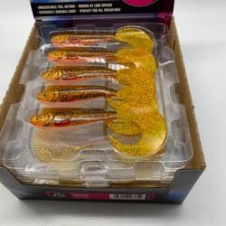 Leurre souple Fox rage pro grub 12 cm orangé jaune