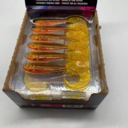 Leurre souple Fox rage pro grub 10 cm orange jaune