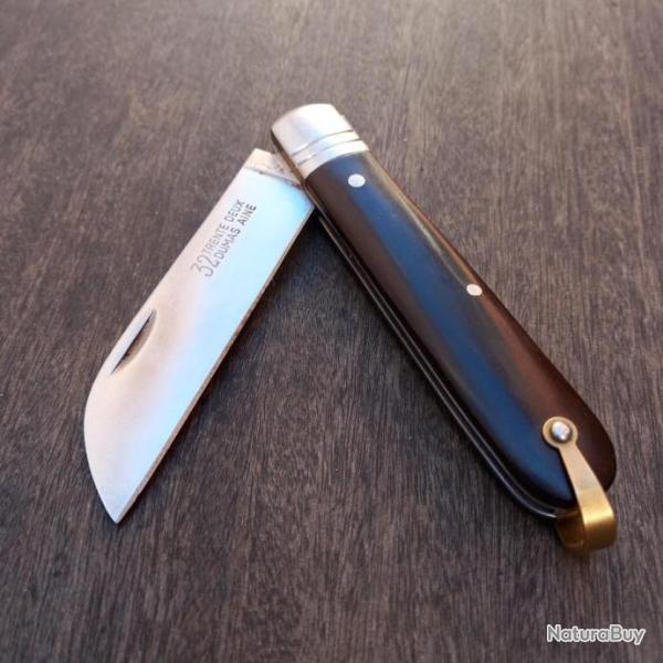 Couteau R�gional LANGRES 32 DUMAS AINE Manche en Bois