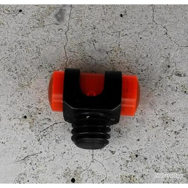 Guidon fluo rouge  visser 3,5 mm