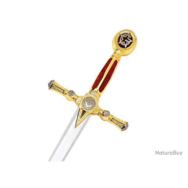 EPEE MACONNIQUE AVEC SUPPORT BOIS