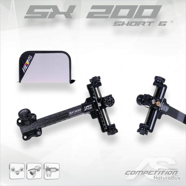 ARC SYSTEME - Viseur SX200 SHORT 6" DROITIER (RH) ARGENT
