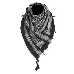 ECHARPE SHEMAGH BLANC ET NOIR