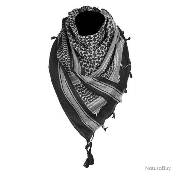 ECHARPE SHEMAGH BLANC ET NOIR