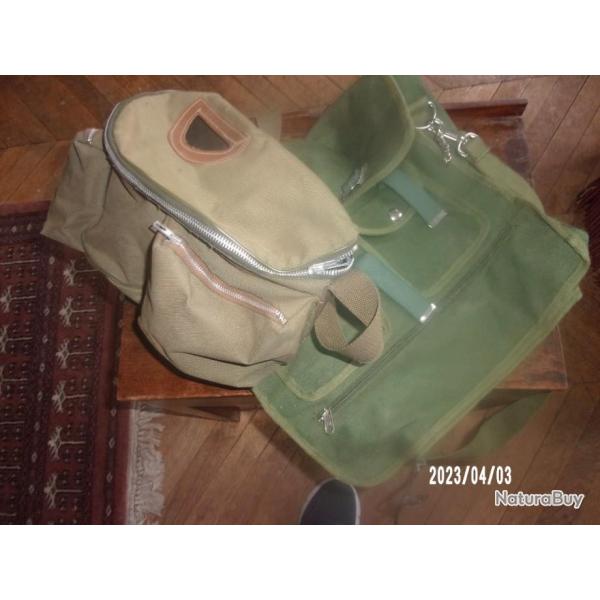 deux musettes de peche