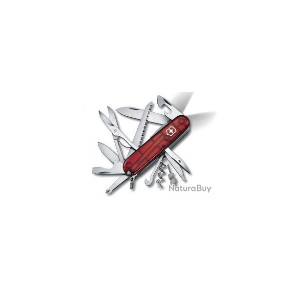 COUTEAU SUISSE VICTORINOX "HUNTSMAN LITE" RUBIS 22 FONCTIONS