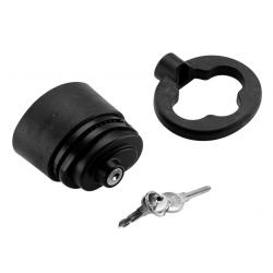 Verrou de pontet mural &agrave; clef