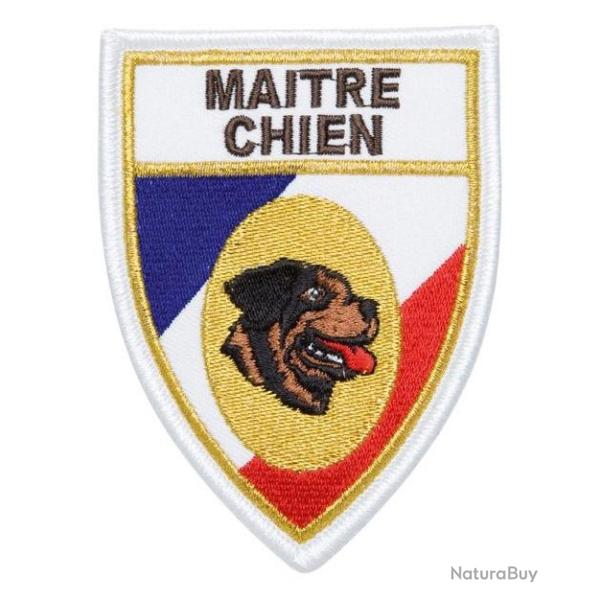 Ecusson pointu maitre chien "ROTTWEILLER"