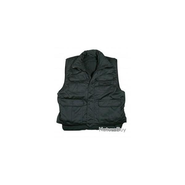 Gilet Grand Froid Noir Sans marquage