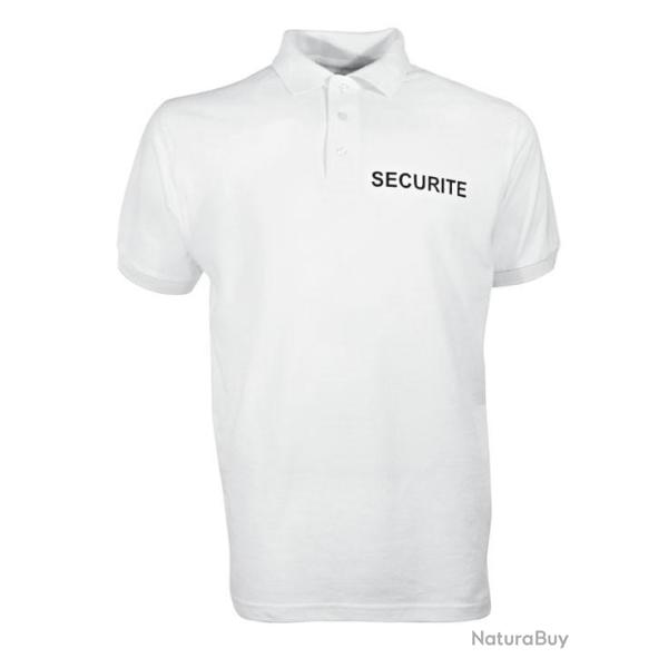 Polo blanc SECURITE