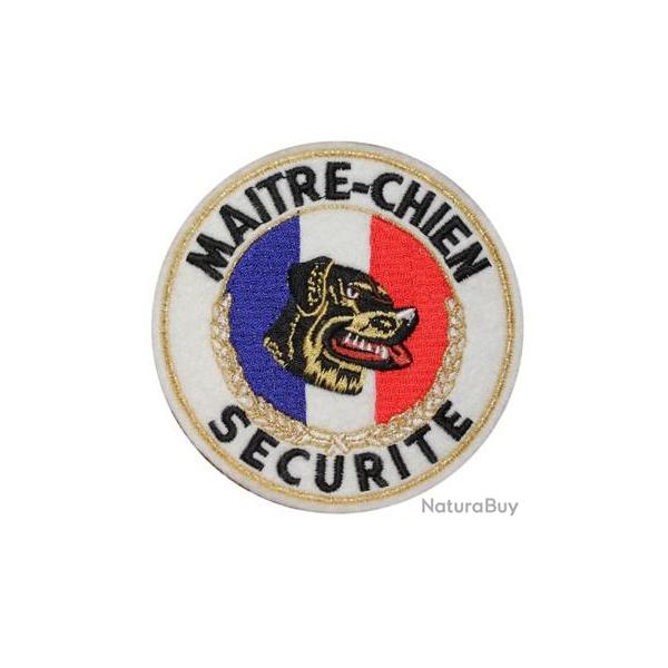 Ecusson rond maitre chien ROTTWEILLER