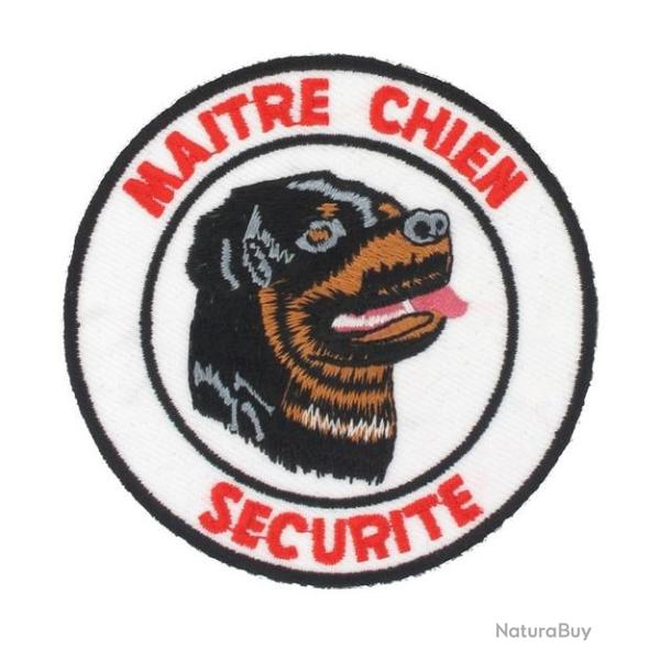 Ecusson rond Maitre Chien "ROTTWEILLER"