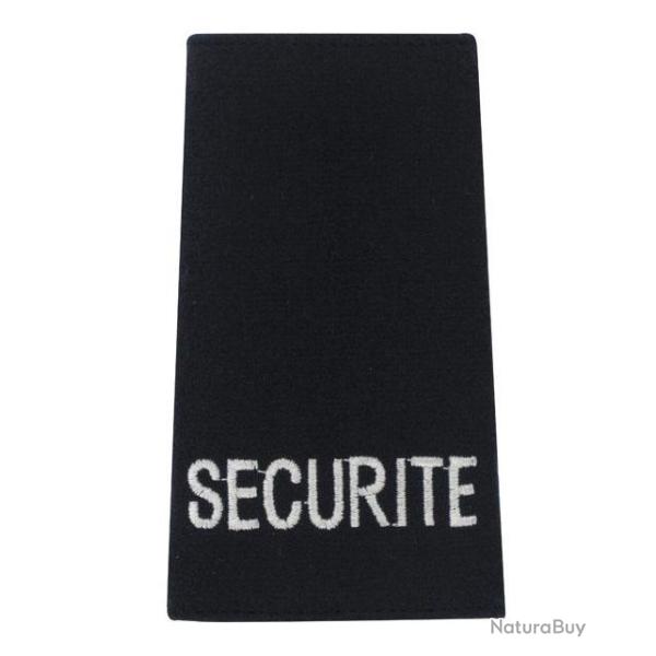 Fourreau noir brod� SECURITE blanc