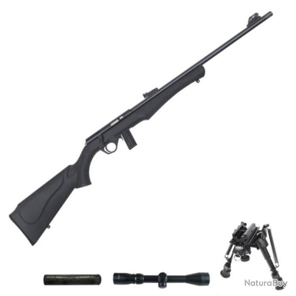 Pack Mid Carabine Rossi 8122 Compo filet�e - 22 LR / 53 cm