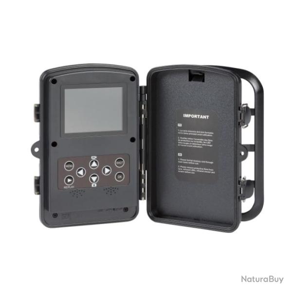 Pack camera de chasse Num'Axes PIE1048 + piles + 1 cartes m�moire 32 - 6,9x9,3x13,5 cm