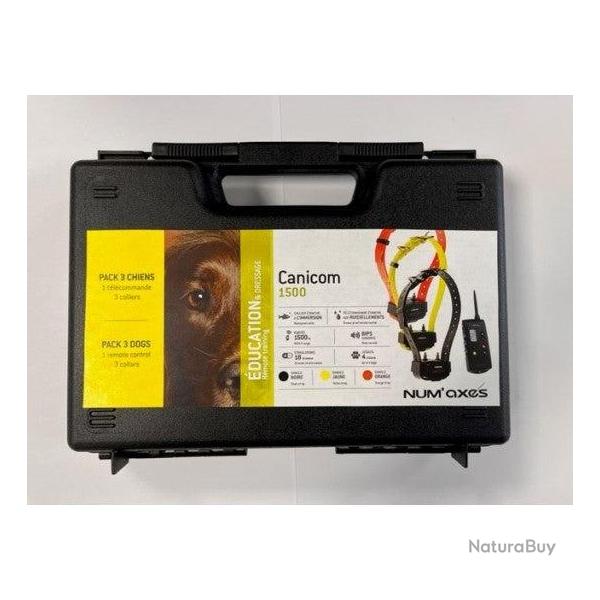 Pack collier de dressage Num'Axes Canicom 1500 - 3 chiens Default Tit