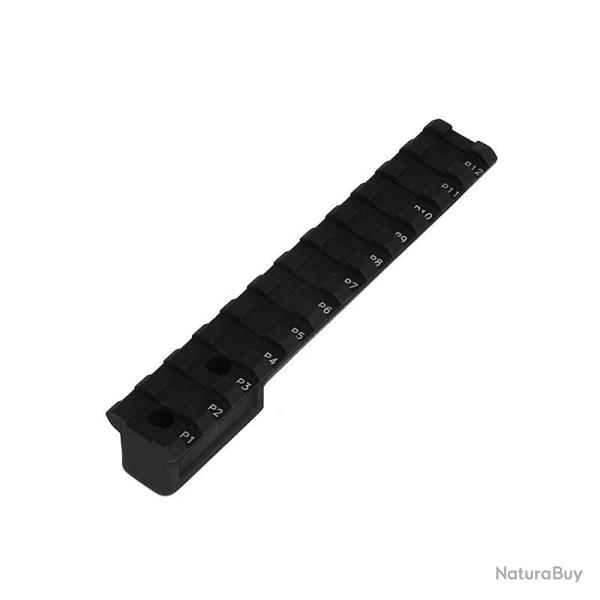 Rail picatinny Victrix pour appareil de vision nocturne - 124x21x21 mm