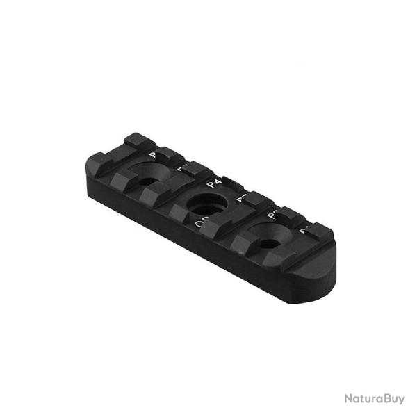 Rail Picatinny avec attaches QD Victrix compatible M-Lock - 115x12.5x21 mm