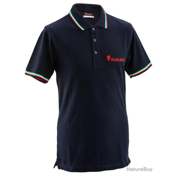 Polo Fabarm manches courtes bleu marine