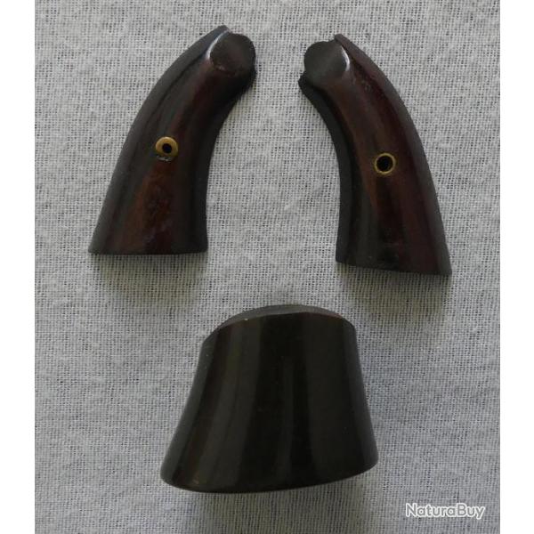 Rarejeu de plaquettes de crosse pour pistolet de tir Franck Wesson model 1870 et rallonge de crosse