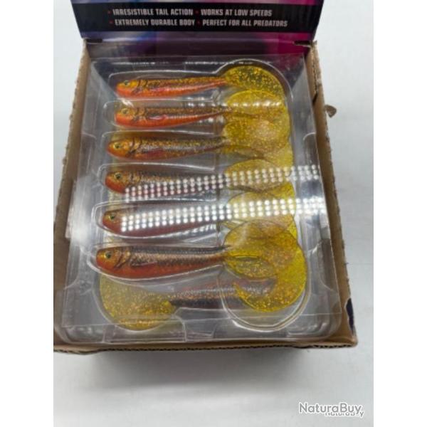 Leurre souple Fox rage pro grub goldie 10cm