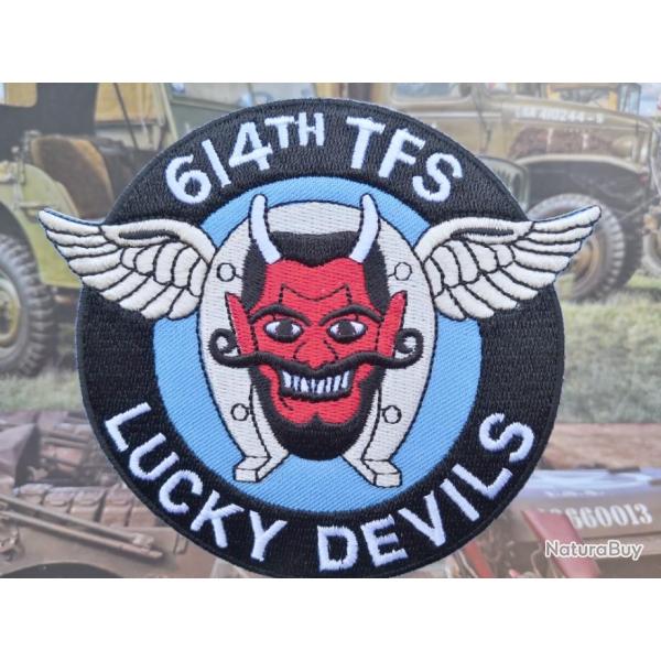 Patch brod�  614th Tactical Fighter Squadron  ( 90 mm)  n