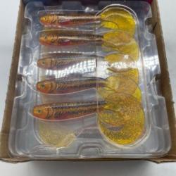 Leurre souple Fox rage pro grub goldie 12cm
