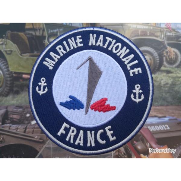 Patch brod�  Marine Nationale France   ( 90 mm)   n