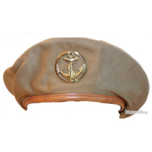 Brt des troupes de Marine de l'arme franaise avec insigne