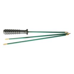 Baguette de nettoyage gain&eacute;e (3 pi&egrave;ces) pour carabine - 60cm