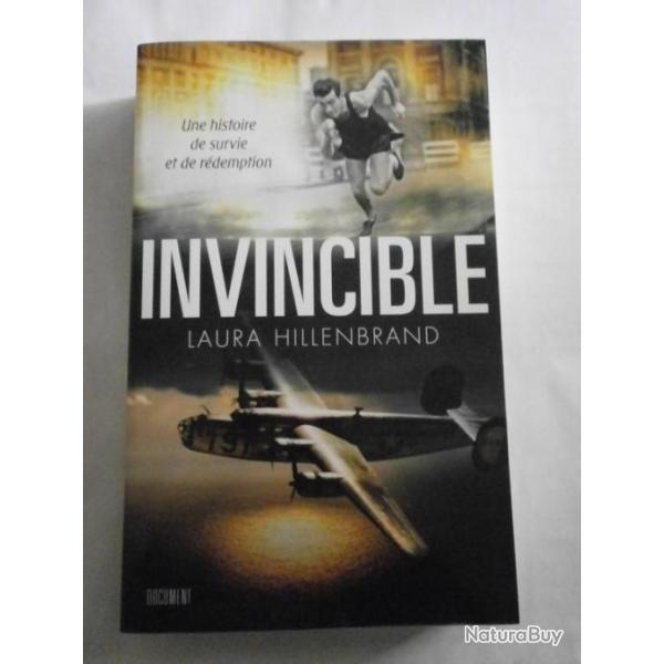 LIVRE INVINCIBLE LOUIS ZAMPERINI BOMBARDIER PACIFIQUE JEUX OLYMPIQUE