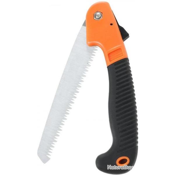 Mini scie � main pliante portable 17.8mm - Orange - Livraison gratuite et rapide