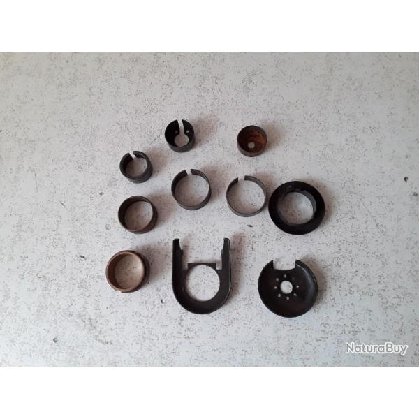 9576 LOT DE 10  BAGUES POUR SEMI AUTO OCCASION