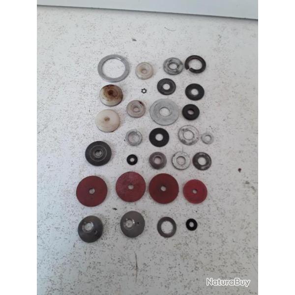 9580 LOT DE 29 RONDELLES DIVERSES OCCASION TRES BON ETAT