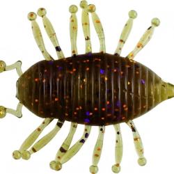 Leurre Souple Illex Gambit Woodlouse 3cm - 1,18" Green Pumpkin W/Purple&Copper