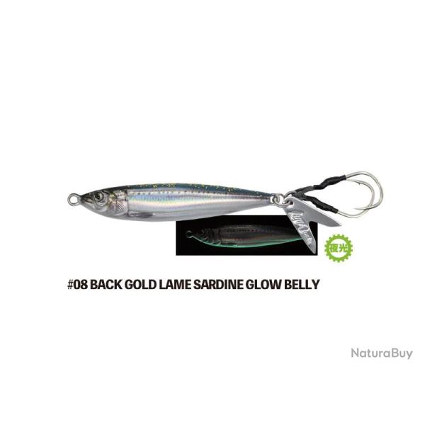 Jig Mer Little Jack Metal Adict Zero 20g 5,7cm 20g #08 BACK GLOW LAME SARDINE GLOW BELLY