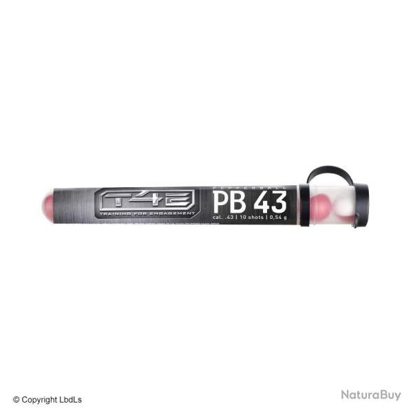 Tube de 10 billes Poivre cal.43