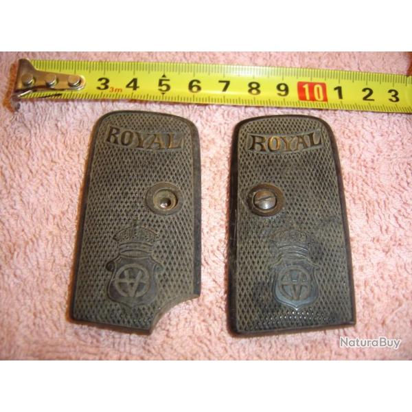 PLAQUETTES POUR PISTOLET " ROYAL "