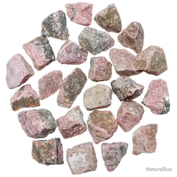 Pierres brutes rhodonite - 2 � 4 cm - 100 grammes