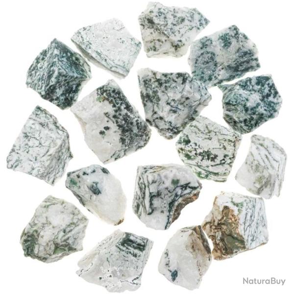 Pierres brutes agate arbre - 3 � 4 cm - Lot de 3