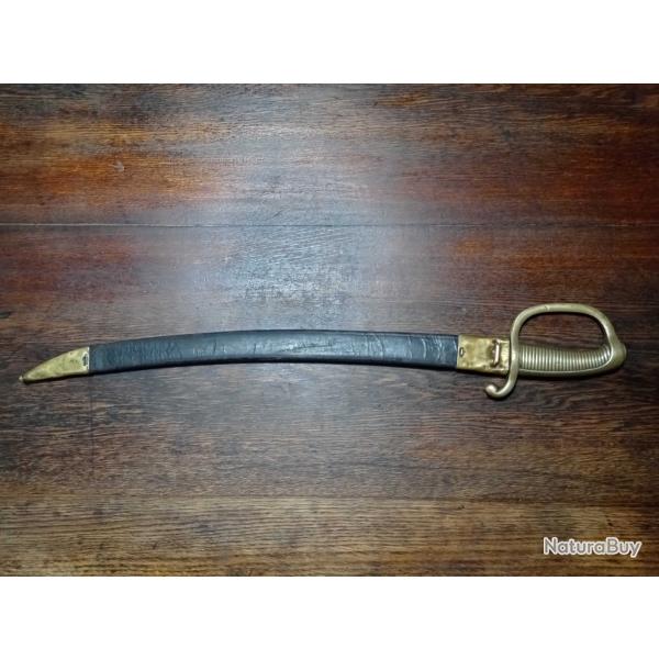 SABRE d'infanterie briquet au mod�le 1816 ou an XI - ann�e 1816 Versailles - BE