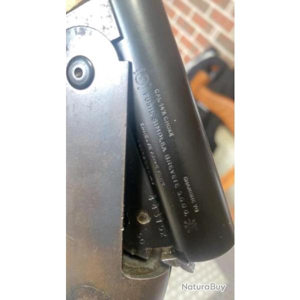 fusil simplex cal 14mm de la manuf