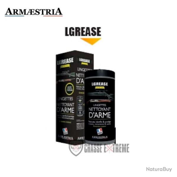 Nettoyant Lubrifiant Lingette Lgrease ARMAESTRIA 36 Pieces