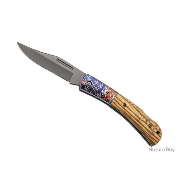 COUTEAU HERBERTZ BOIS DE ZEBRA 11CM INOX