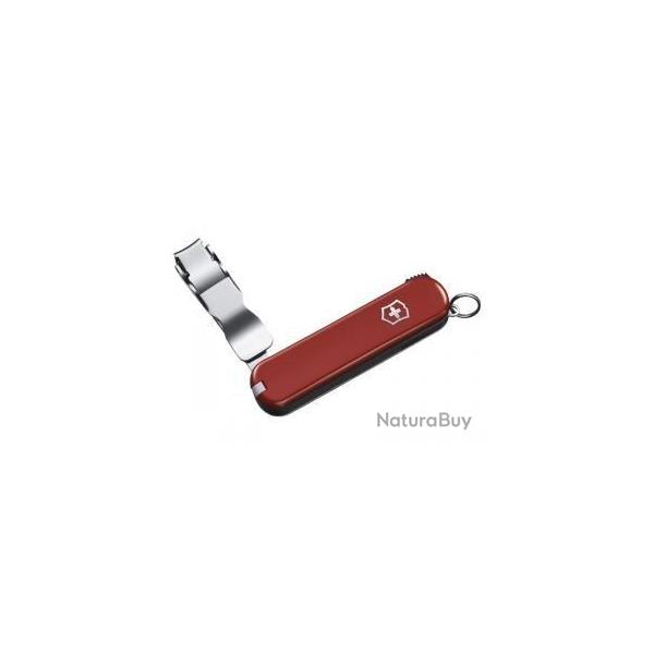 BEL164 COUTEAU SUISSE VICTORINOX "NAIL CLIP 582" ROUGE 4 FONCTIONS NEUF