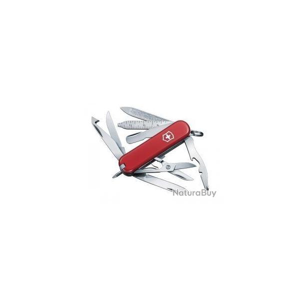BEL171 COUTEAU SUISSE VICTORINOX "MINICHAMP" ROUGE 16 FONCTIONS NEUF