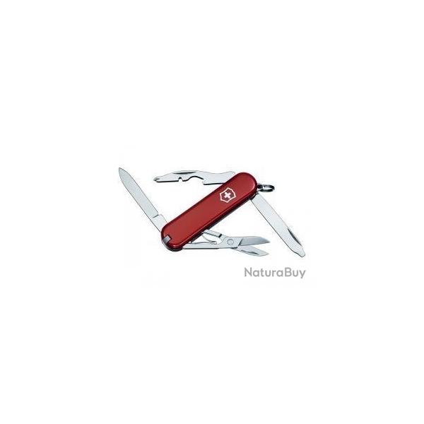 BEL173 COUTEAU SUISSE VICTORINOX "RAMBLER" ROUGE 10 FONCTIONS NEUF