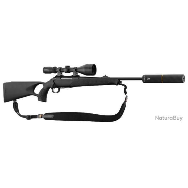 PACK AFFUT - BCM Rubis crosse synth�tique  lunette + silencieux Stalon + canne de Pirsh 243Win