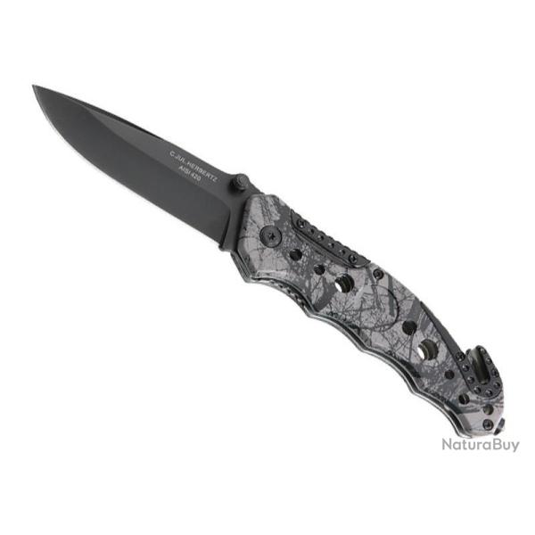 COUTEAU HERBERTZ ALU CAMOUFLE 12CM INOX
